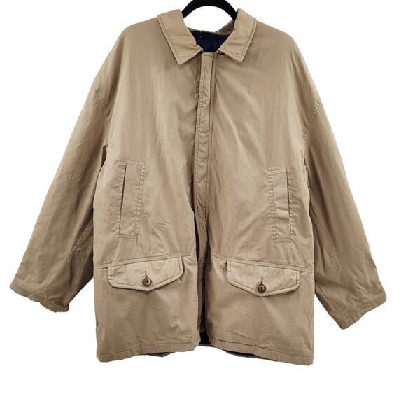 Brooks Brothers Other - Vintage Brooks Brothers Men’s Size XL Tan Coat Long-sleeve Quilted Lined